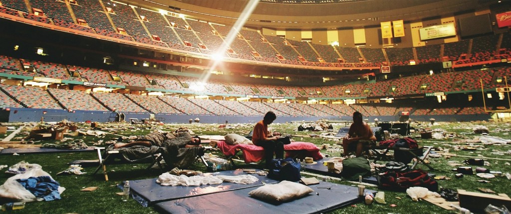 Super Dome becomes a shelter 